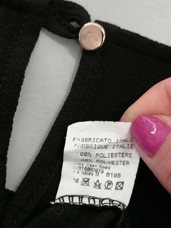 Haut noir Taille unique (38.40 - photo numéro 4