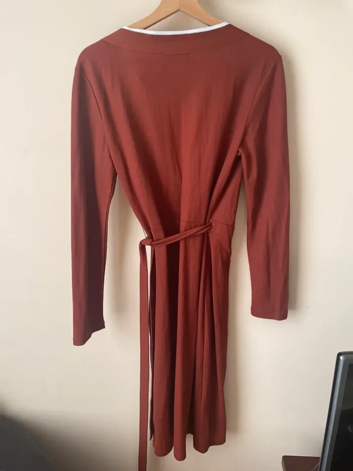 Robe cache coeur marron - photo numéro 6
