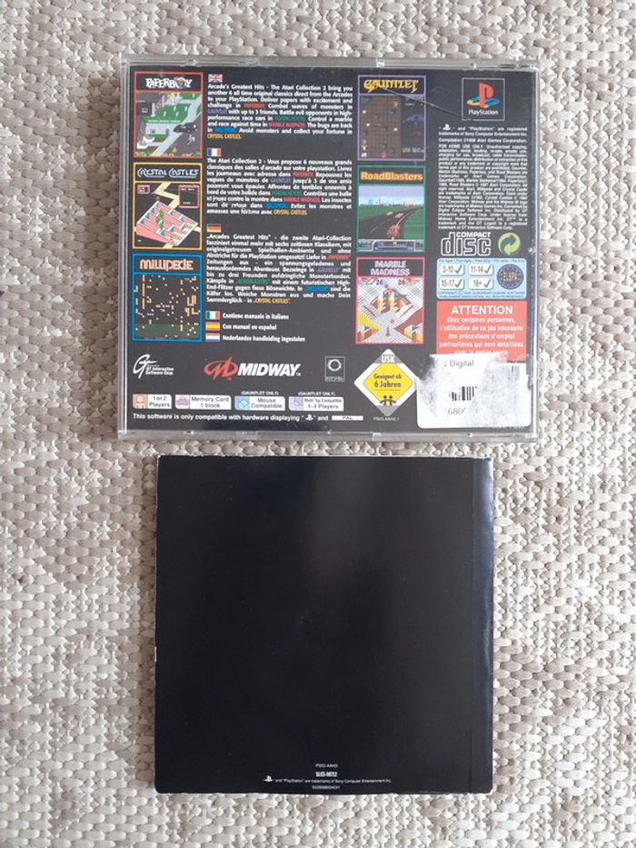 Playstation 1 ps1 Arcade's greatest hits the atari collection 2 - photo numéro 2