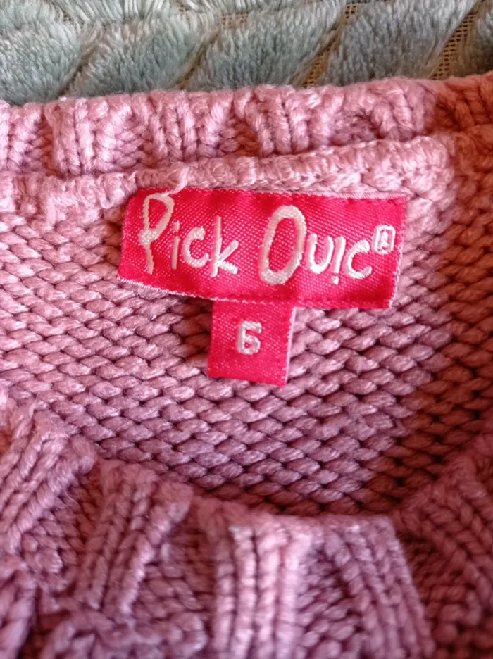 Pull torsadé sans manches 6 ans - photo numéro 3