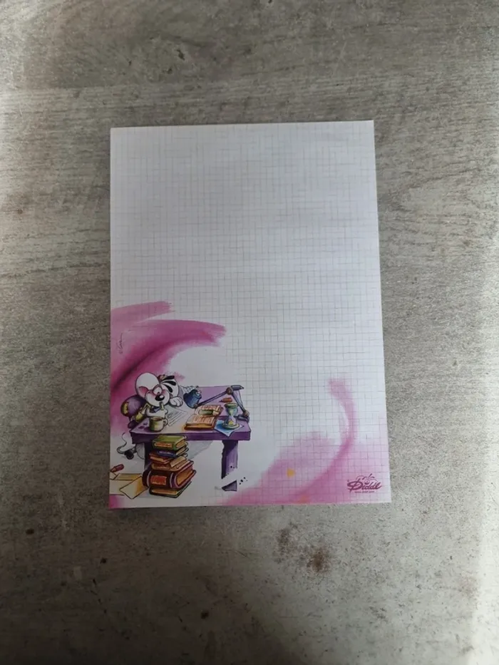 Lot de 3 feuille A4 diddl - photo numéro 3