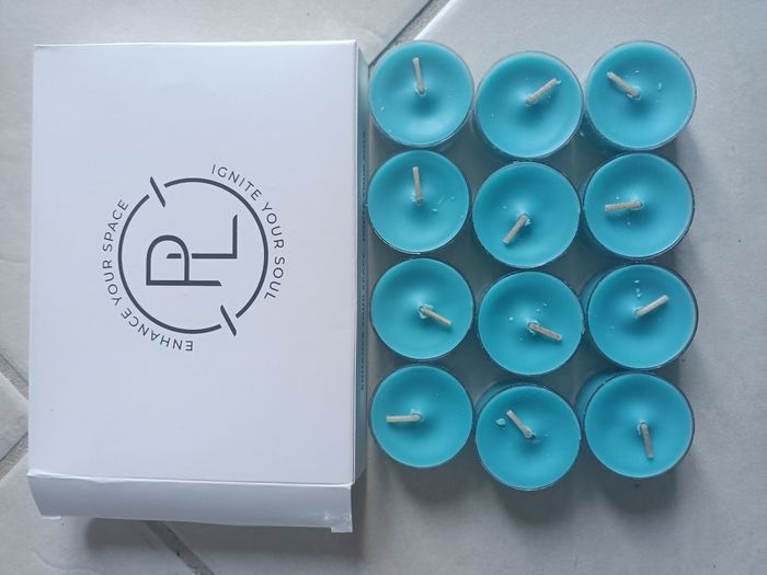 Boîte de 12 réchauds PartyLite salty sea scape - photo numéro 2