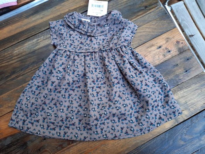 Superbe ensemble Gocco robe et culotte 3/6 mois, neuve avec étiquette, - photo numéro 2