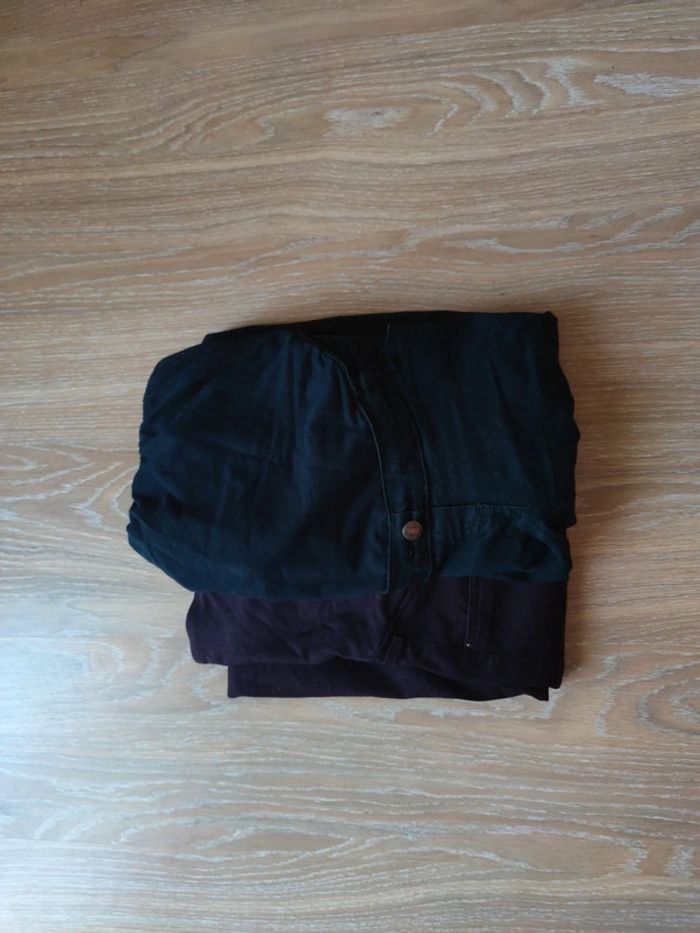 Lot de deux pantalons de grossesse - photo numéro 2