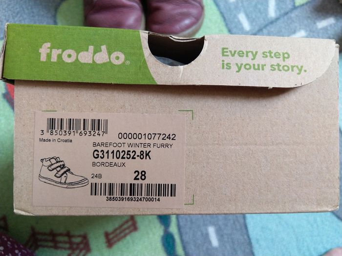Chaussures hiver barefoot Froddo pointure 28 - photo numéro 11