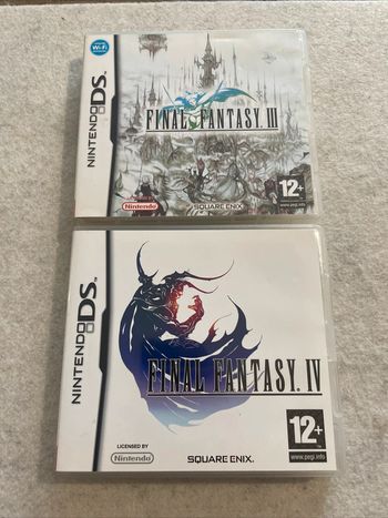 Final Fantasy III et IV Jeux Nintendo DS Complet FR