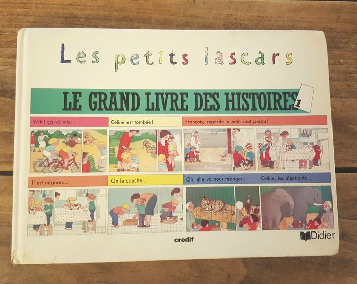 le grand livre des histoires 1 et 2 - les petits lascars - vintage 1988 - photo numéro 2