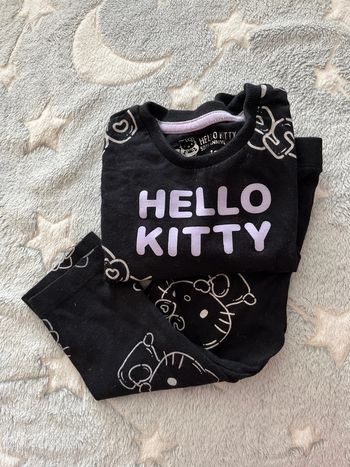 Ensemble teeshirt/legging noir Hello Kitty