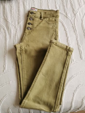 Jegging fille kaki