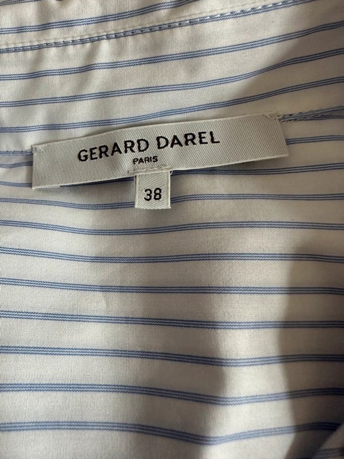 Chemise Gérard Darel rayée T:38 - photo numéro 4