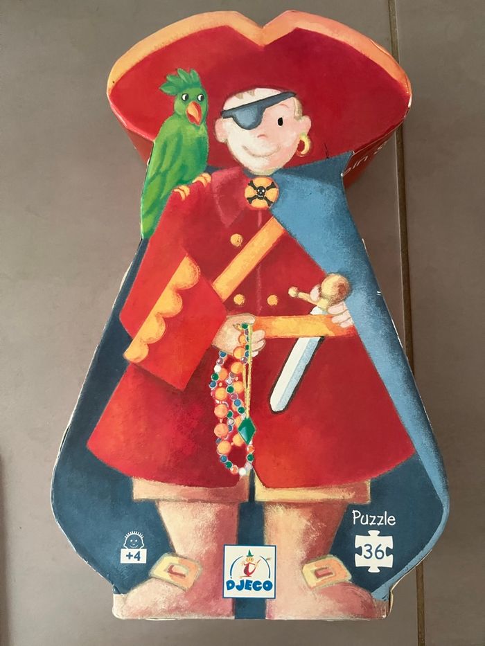 Puzzle Djeco Le pirate et son trésor