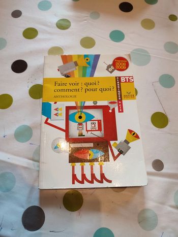 Faire voir quoi comment pourquoi, BTS programme 2008-2009