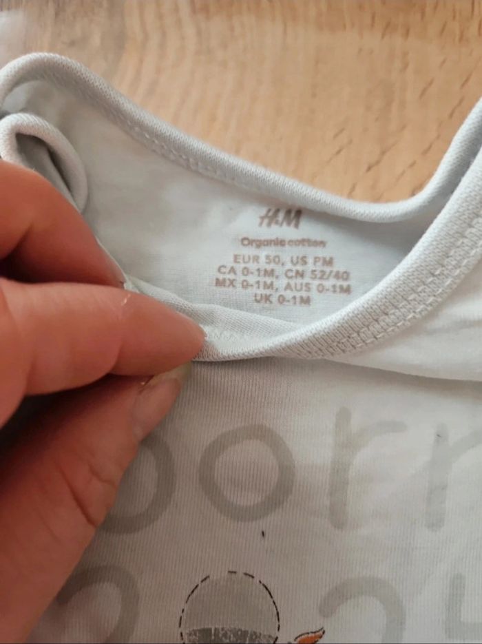 Lot bébé 0/1 mois garçon h&m - photo numéro 3