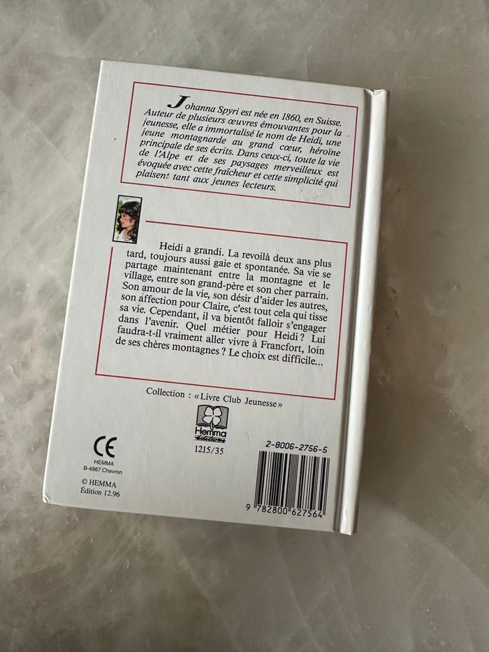 Livre « Heidi, jeune fille » - photo numéro 2