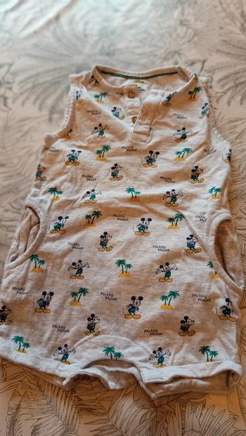 Combinaison été mickey mixte 6 mois