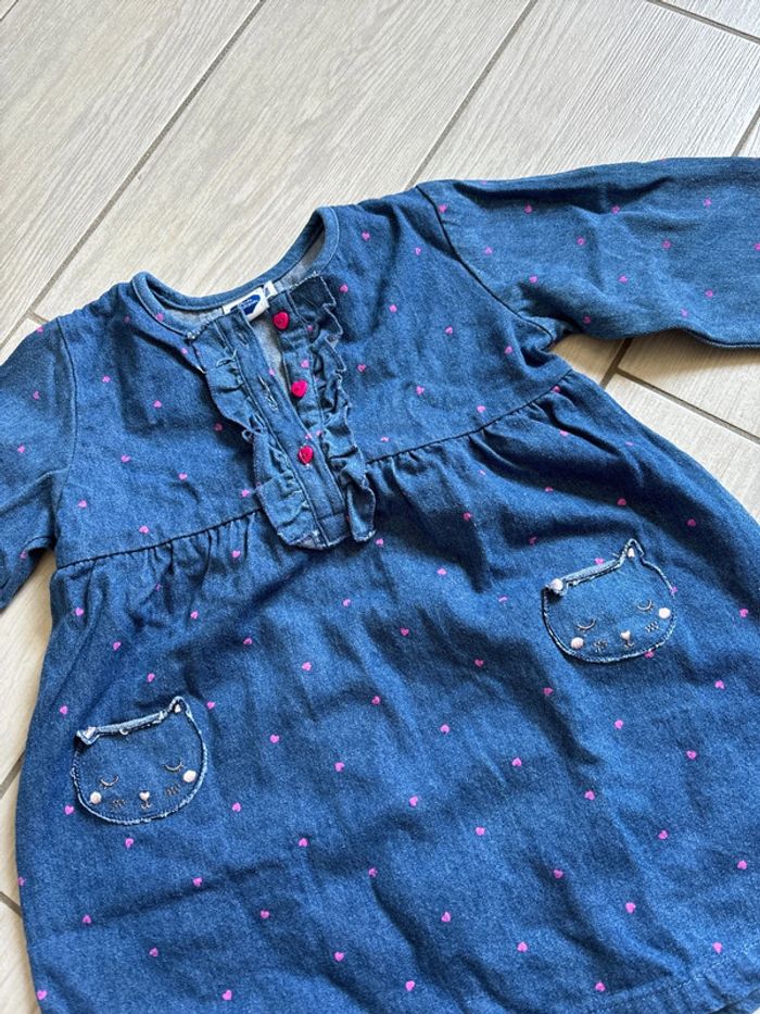 Robe fille en jean - photo numéro 2