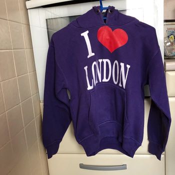 Sweat à capuche I love London