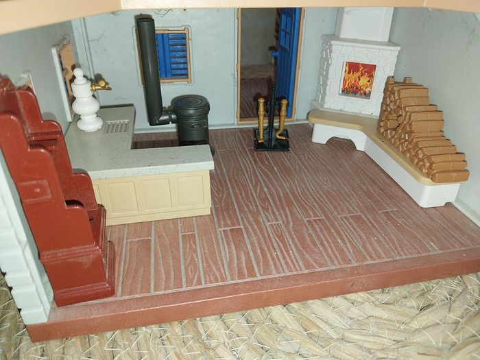 Chalet ski  +voiture playmobil - photo numéro 4