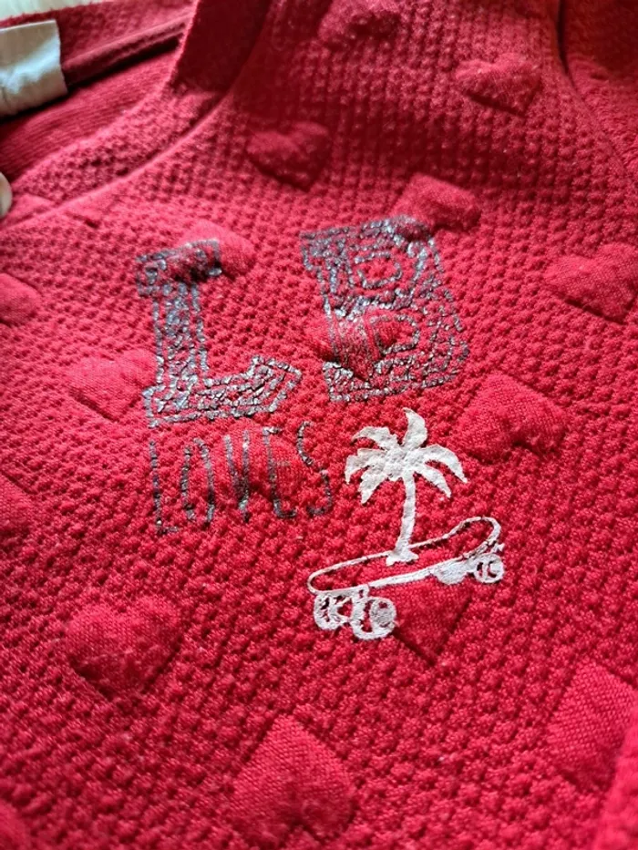 Pull rouge - photo numéro 3