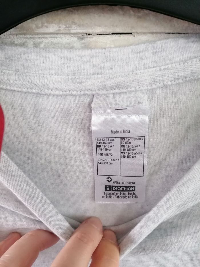 Tee-shirt décathlon taille 12-13ans - photo numéro 3