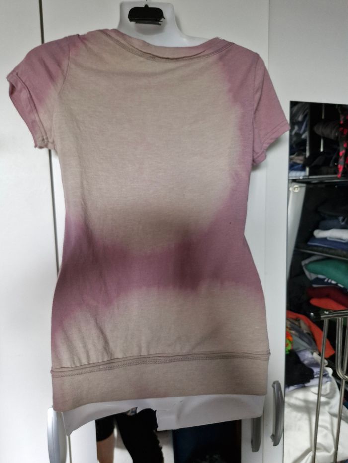 Sublime petit haut Tie&Dye tendance boutons de roses - photo numéro 6