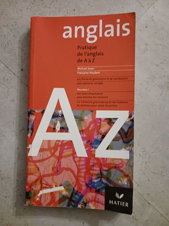 livre anglais de A a Z Hatier