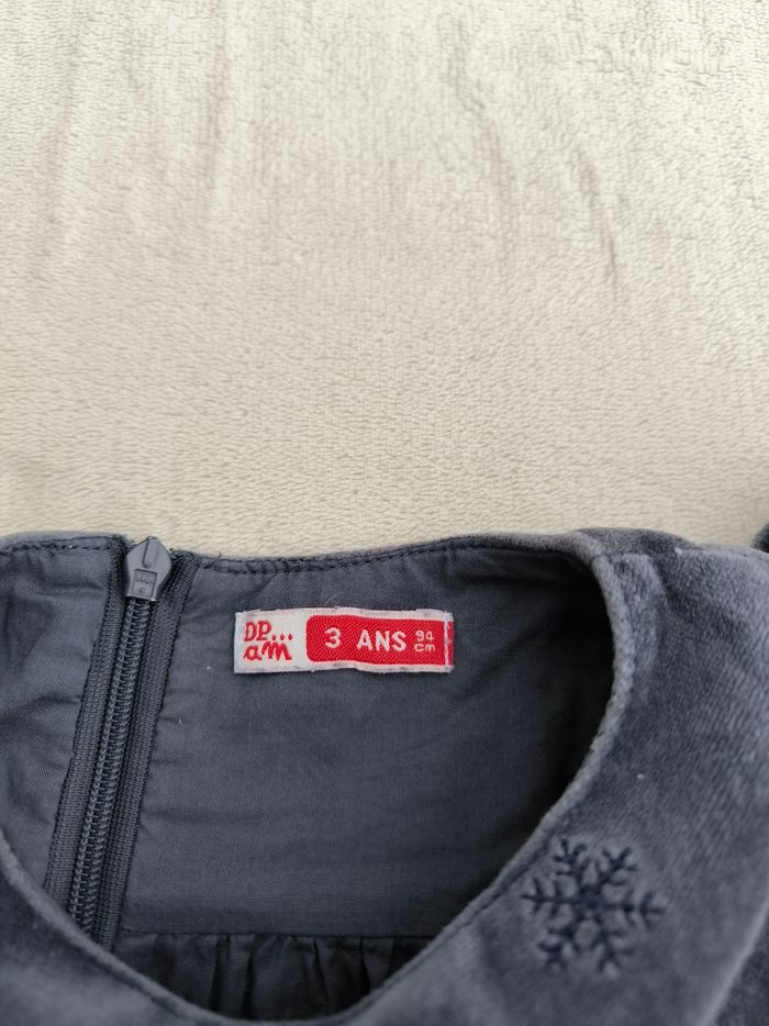 Robe velours fille DPAM 3 ans - photo numéro 8