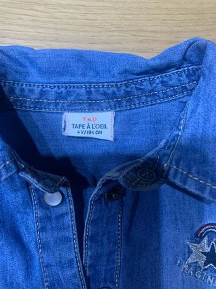 Chemise en jean fille - photo numéro 3