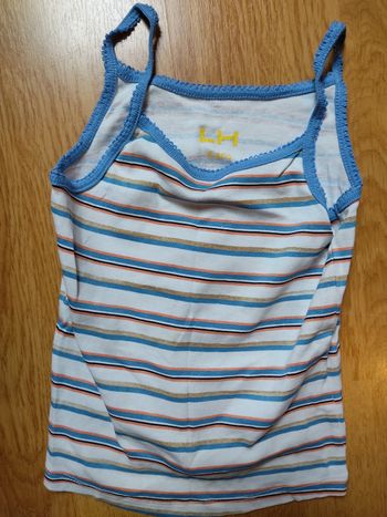 Lot 2 débardeurs fille 6 ans la halle