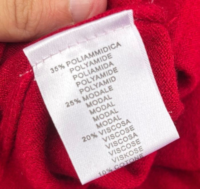 ❤️Pull fin à manches longues – Rouge vif – T40 - photo numéro 5