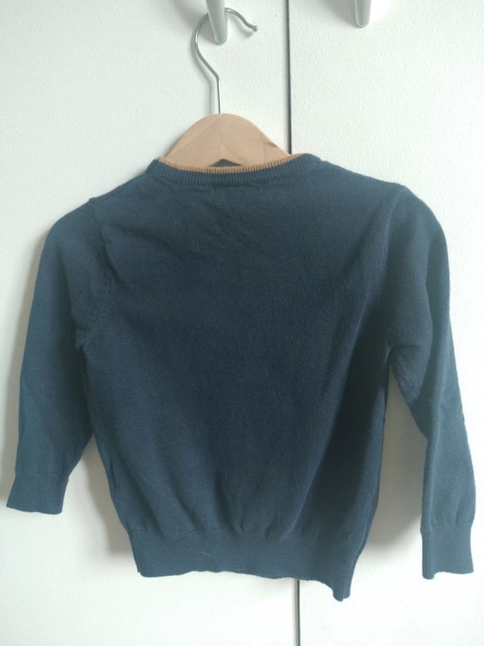 Pull bleu Vertbaudet 3 ans - photo numéro 3