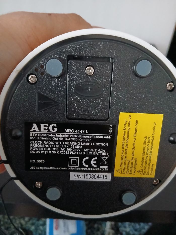 Aeg radio réveil - photo numéro 9