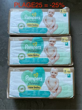 PAMPERS HARMONIE TAILLE 2 neuf