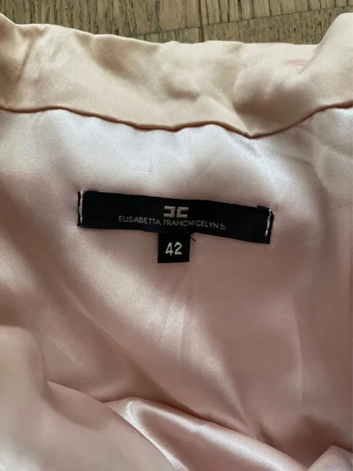 Robe bustier en soie Elisabetta Franchi taille 42 IT (38 FR) - photo numéro 5