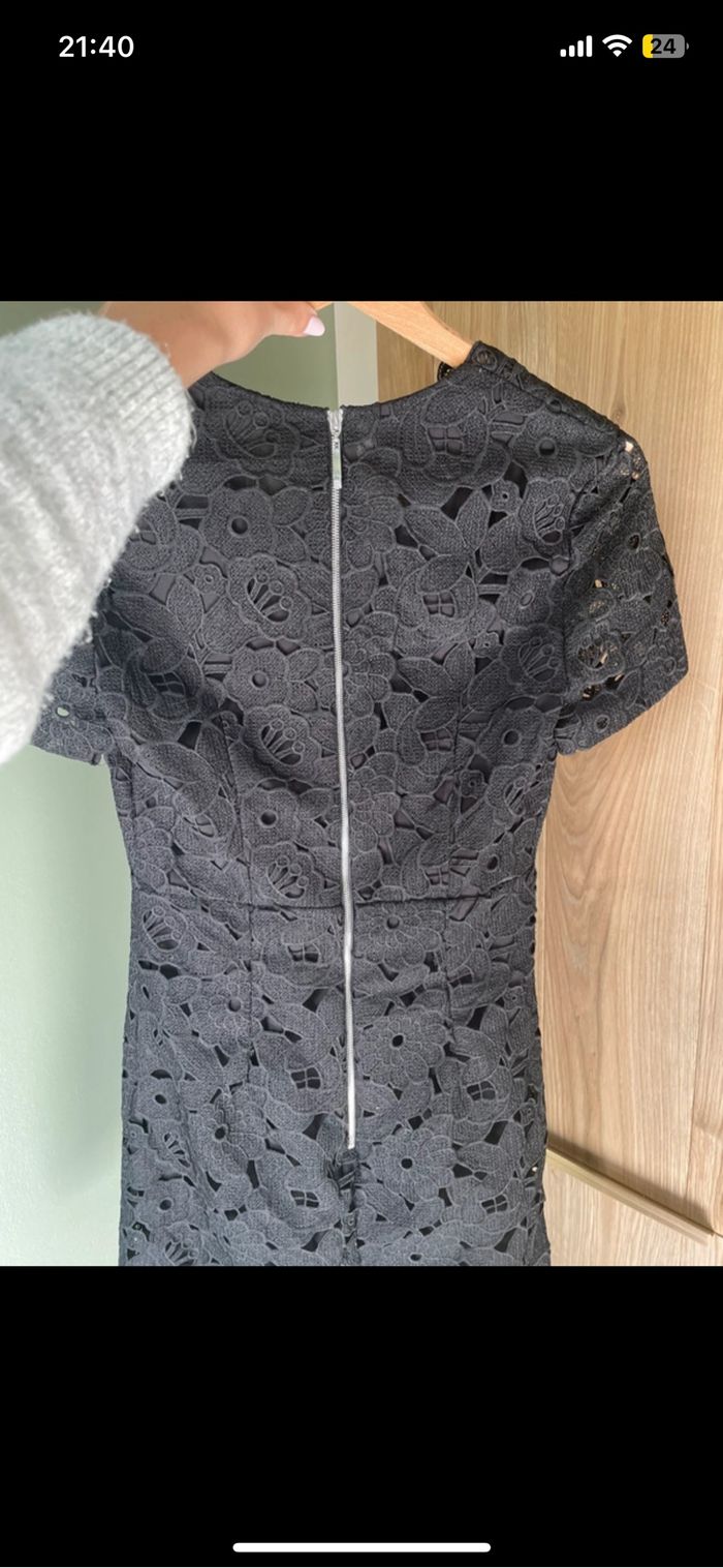 Robe jaspal noire dentelle xs - photo numéro 4