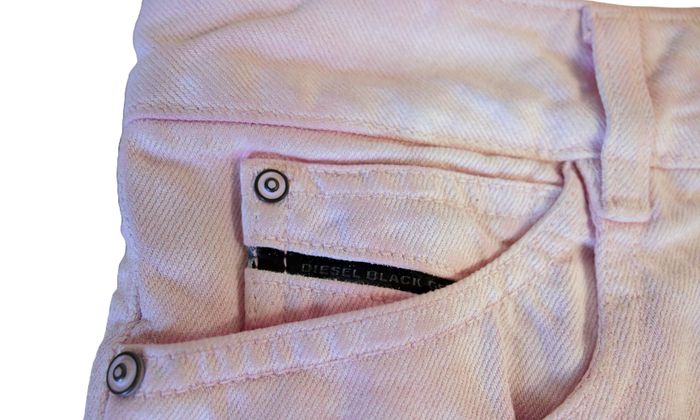 Diesel - LADY AGONNA - Mini Jupe Rose Poudré - Taille XS (W25) - Neuve - photo numéro 4