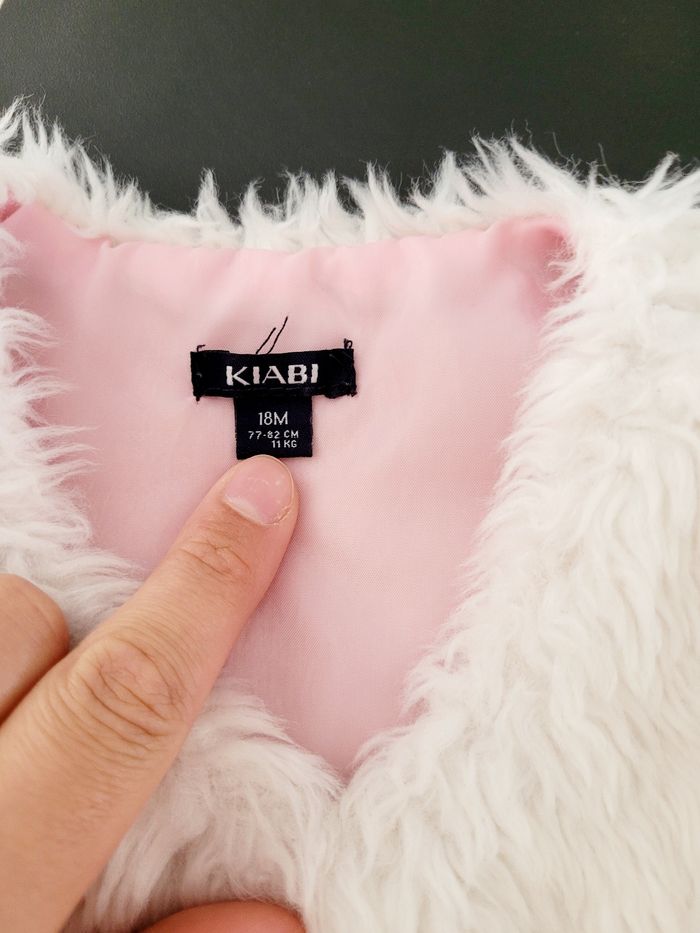 Cardigan sans manches  moumoute - photo numéro 3