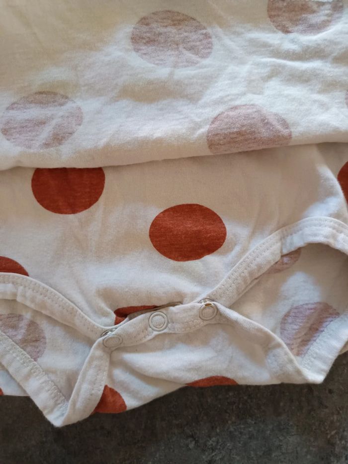 Barboteuse ronds marrons 6 mois - photo numéro 3