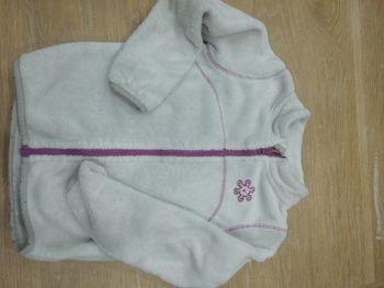 Polaire blanche 6 ans