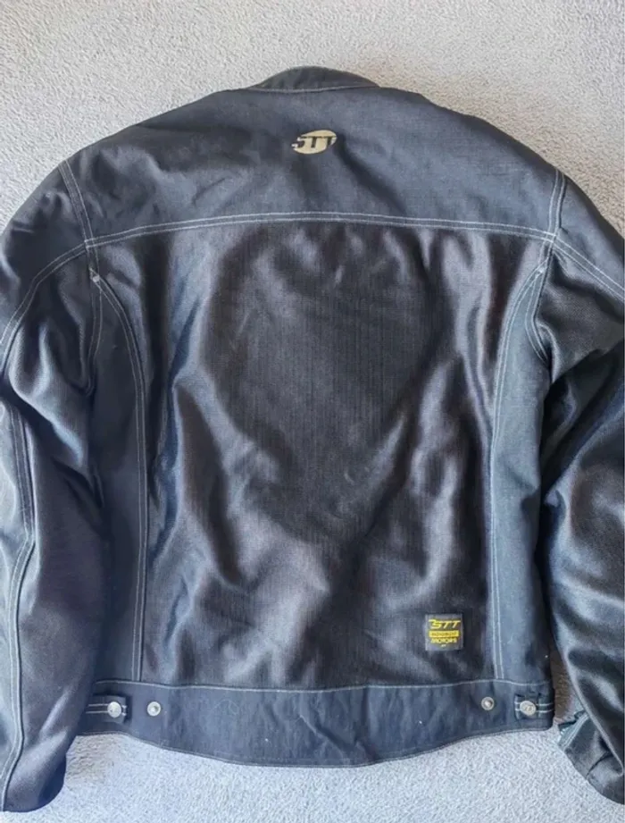 Veste de moto STT – Taille L – Noire - photo numéro 2