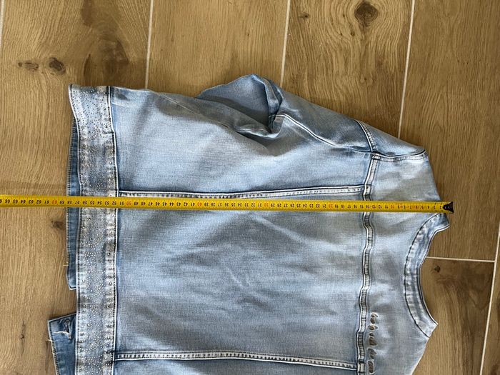 Veste jean strass - photo numéro 6