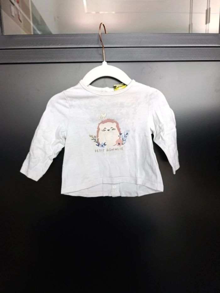 Tee shirt manches longues 6M - photo numéro 2