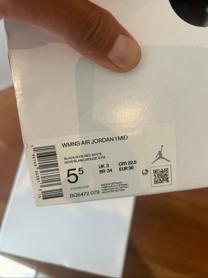 Jordan 1 taille 36 - photo numéro 3
