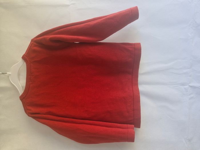 Pull 4 ans Kiabi Rouge inscription play all day - photo numéro 2