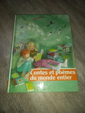 livre contes et poèmes du monde entier vintage 1987