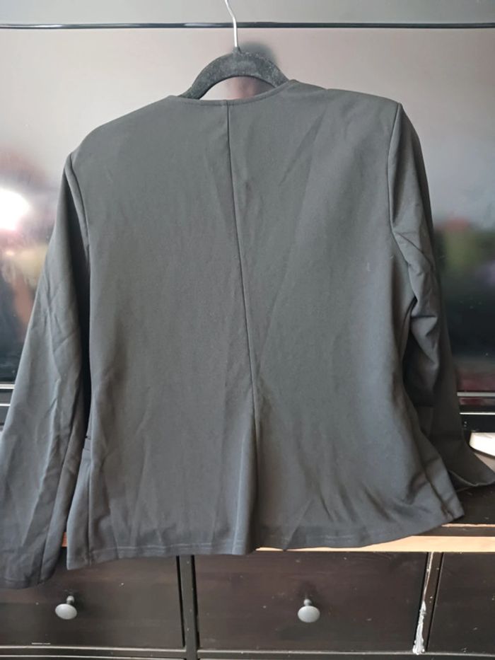 Veste blazer noire légère T40/42 SHEIN - photo numéro 4