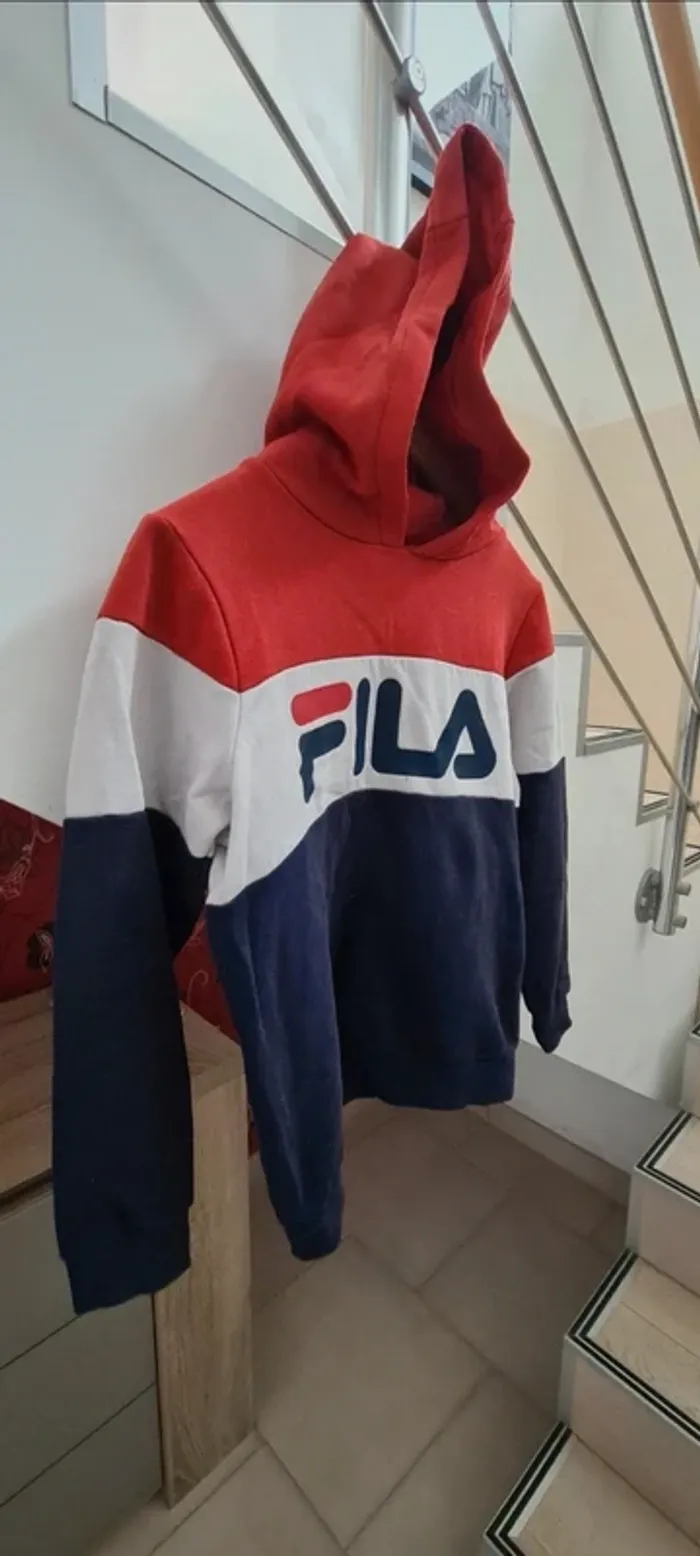 Sweat à capuche Fila taille 13-15 ans - photo numéro 3
