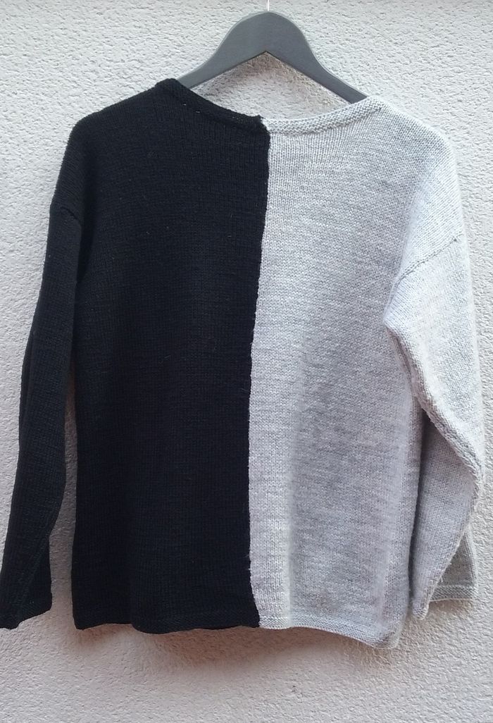 Pull bicolore femme - photo numéro 3