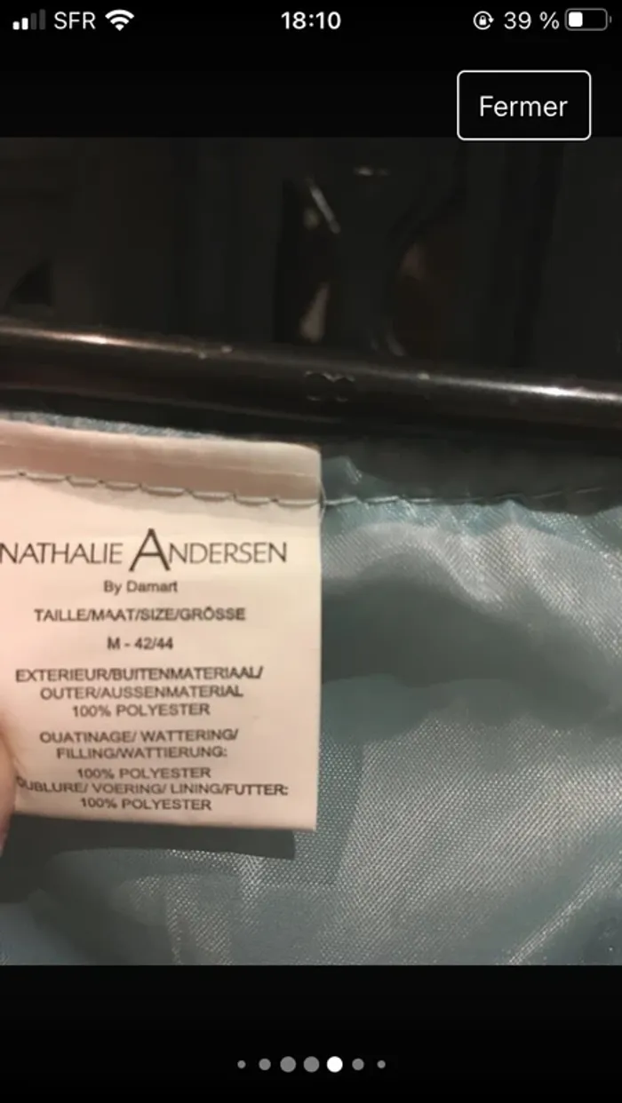 Splendide veste neuve en 40 de marque Damart collection Andersen - photo numéro 12