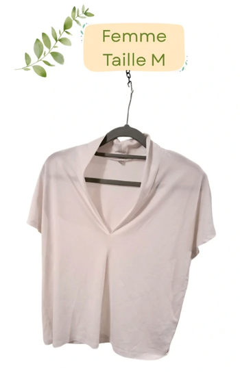 T-shirt blanc élégant - Taille M